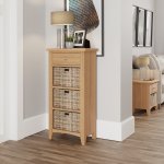 Garton Oak Dining & Occasional 1 Drawer 3 Basket Unit