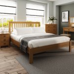 Ranby Oak Bedroom King Bed Frame