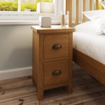 Ranby Oak Bedroom Small Bedside Cabinet