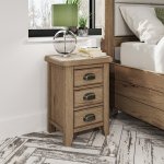 Haxby Oak Bedroom Bedside Cabinet