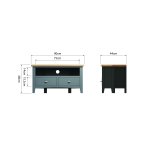 Garton Grey Dining & Occasional Corner TV Unit