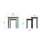 Garton Grey Dining & Occasional Nest of 2 Tables