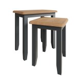 Garton Grey Dining & Occasional Nest of 2 Tables