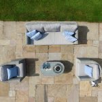 Maze Oxford 3 Seat Fire pit Sofa Set