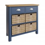 Ranby Blue Dining & Occasional 2 Drawer 4 Basket Unit