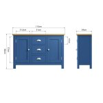 Ranby Blue Dining & Occasional Large Sideboard