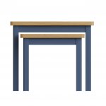 Ranby Blue Dining & Occasional Nest of 2 Tables