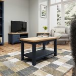 Ranby Blue Dining & Occasional Small Coffee Table