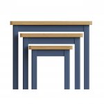 Ranby Blue Dining & Occasional Nest of 3 Tables