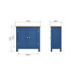 Ranby Blue Dining & Occasional Small Sideboard