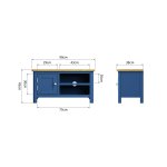 Ranby Blue Dining & Occasional TV Unit