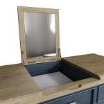 Haxby Oak Painted Bedroom Dressing Table - Blue