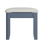 Haxby Oak Painted Bedroom Stool - Blue