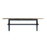 Haxby Painted Dining & Occasional 2.0m Cross Leg Dining Table - Blue