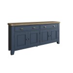 Haxby Painted Dining & Occasional 4 Door Sideboard - Blue