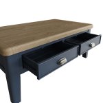 Haxby Painted Dining & Occasional Large Coffee Table - Blue