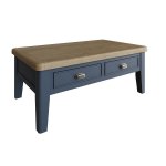 Haxby Painted Dining & Occasional Large Coffee Table - Blue