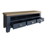 Haxby Painted Dining & Occasional Large TV Unit - Blue