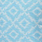 Fabric Scatter Cushion / Santorini Aqua