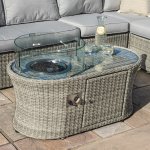 Oxford Oval Fire Pit Coffee Table