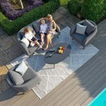 Maze - Outdoor Ambition 2 Seat Sofa Set - Flanelle