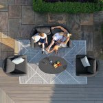 Maze - Outdoor Ambition 2 Seat Sofa Set - Charcoal