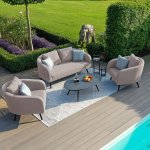 Maze - Outdoor Ambition 2 Seat Sofa Set - Taupe