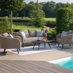 Maze - Outdoor Ambition 2 Seat Sofa Set - Taupe