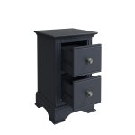 Bletchley Midnight Grey Bedroom Small Bedside