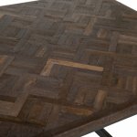 Baxter 1.6m Dining Table -Teak & Iron