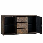 Baxter Large Sideboard -Teak & Iron