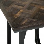 Baxter Lamp Table -Teak & Iron