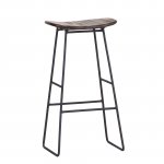 Baxter Stool -Teak & Iron