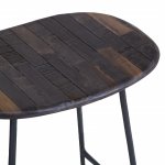 Baxter Stool -Teak & Iron