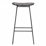 Baxter Stool -Teak & Iron