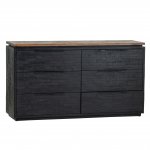 Bexton 6 Drawer Chest -Teak