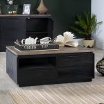 Bexton 2 Drawer Coffee Table -Teak