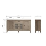 Foxton 4 Door Sideboard