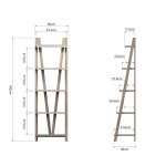 Foxton Tall Narrow Bookcase