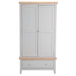 Eton 2 Door Wardrobe - Grey