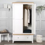 Eton 2 Door Wardrobe - White