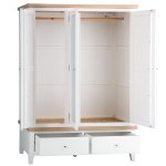 Eton 3 Door Wardrobe - White