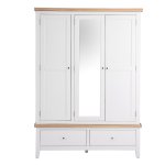 Eton 3 Door Wardrobe - White