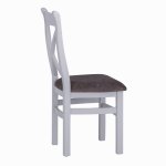 Eton Crossback Chair Fabric (Pair) - Grey