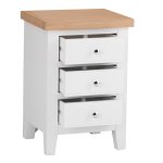 Eton Large Bedside Cabinet - White