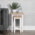 Eton Nest Of 2 Tables - White