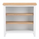 Eton Small Wide Bookcase - White