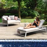 Maze - Allure Sunlounger - Lead Chine