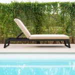 Maze - Allure Sunlounger - Taupe