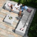 Maze - Outdoor Apollo Large Corner Group - Lead Chine